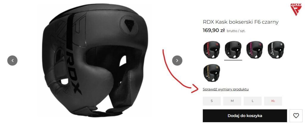 Instrukcje pomiaru w sklepie Let's Fight